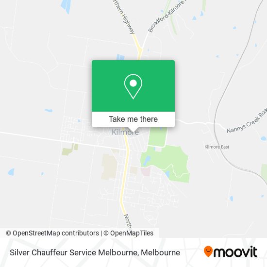 Silver Chauffeur Service Melbourne map