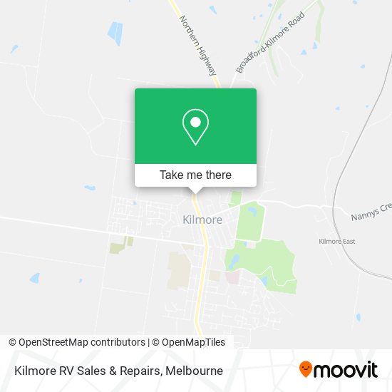 Kilmore RV Sales & Repairs map