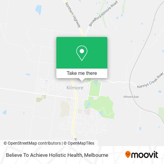 Believe To Achieve Holistic Health map