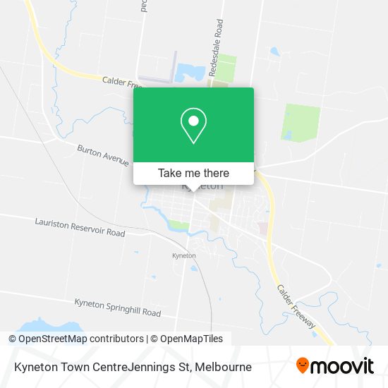 Kyneton Town CentreJennings St map