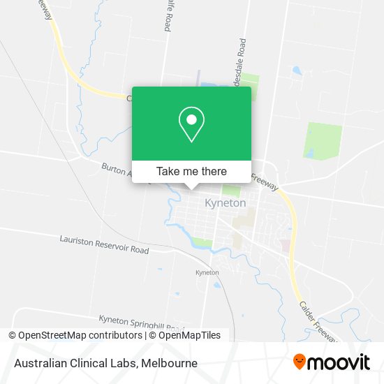 Australian Clinical Labs map