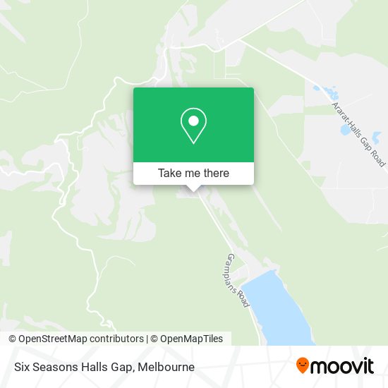 Six Seasons Halls Gap map