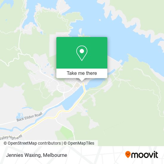 Jennies Waxing map