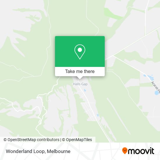 Wonderland Loop map