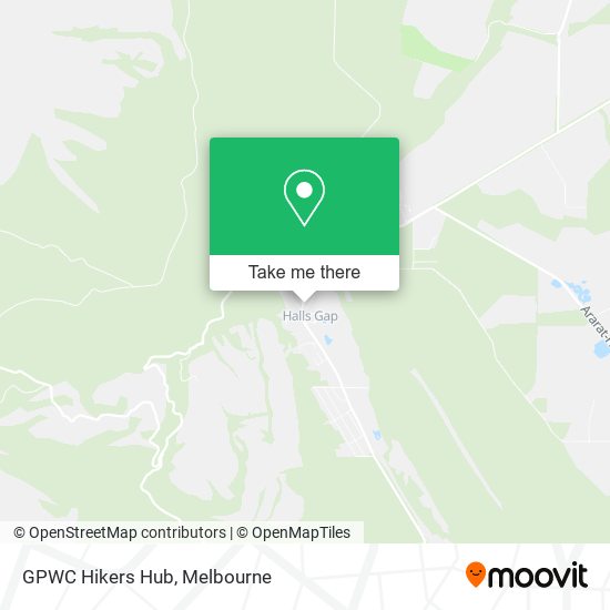 GPWC Hikers Hub map