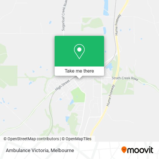 Ambulance Victoria map