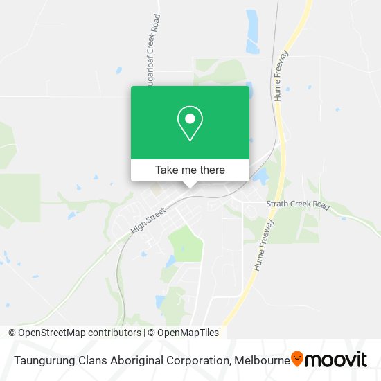Taungurung Clans Aboriginal Corporation map