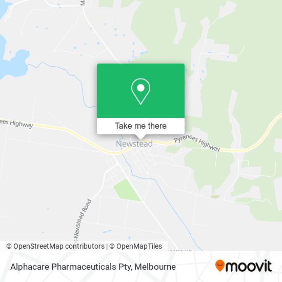 Alphacare Pharmaceuticals Pty map