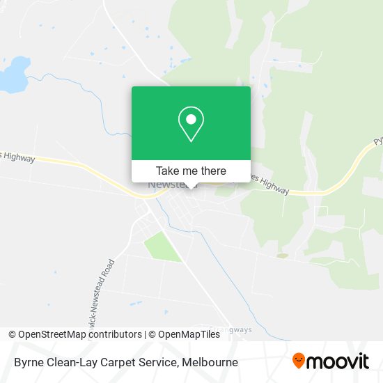 Mapa Byrne Clean-Lay Carpet Service