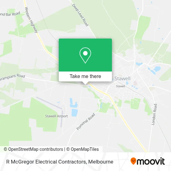Mapa R McGregor Electrical Contractors