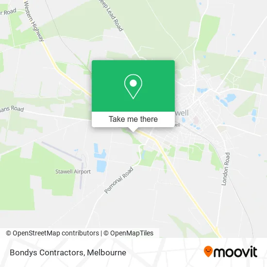 Bondys Contractors map