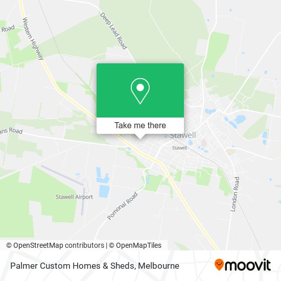 Palmer Custom Homes & Sheds map
