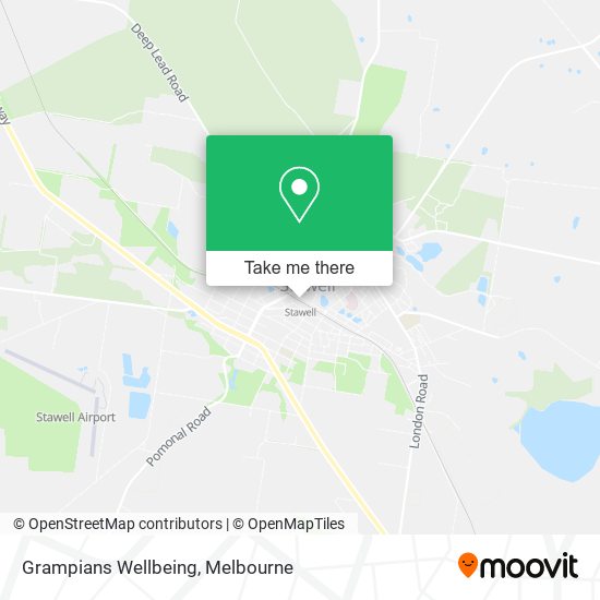 Grampians Wellbeing map