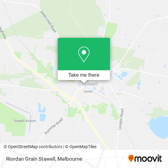 Riordan Grain Stawell map