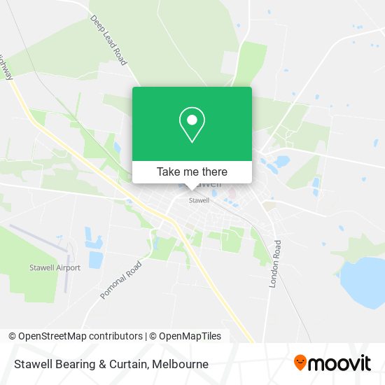 Stawell Bearing & Curtain map