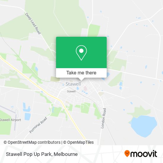 Stawell Pop Up Park map