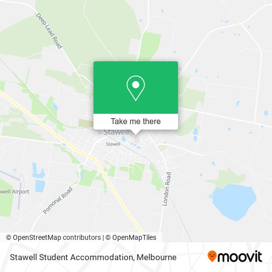 Stawell Student Accommodation map
