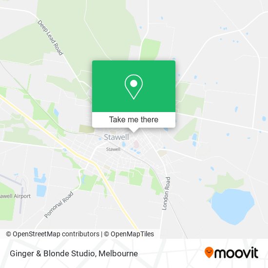 Ginger & Blonde Studio map