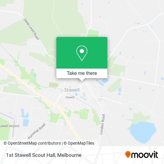 1st Stawell Scout Hall map