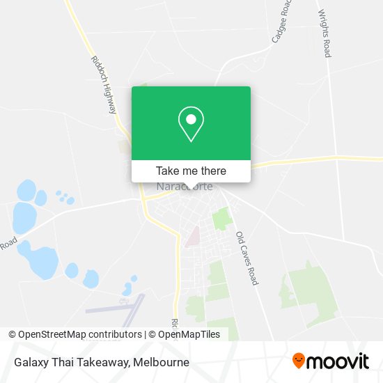 Galaxy Thai Takeaway map