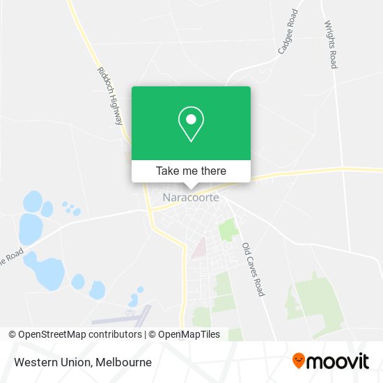 Western Union map