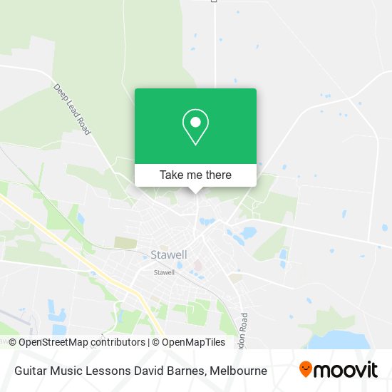 Guitar Music Lessons David Barnes map