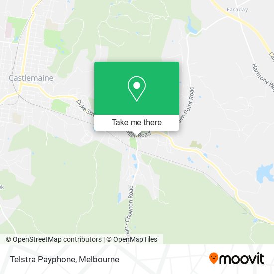 Telstra Payphone map