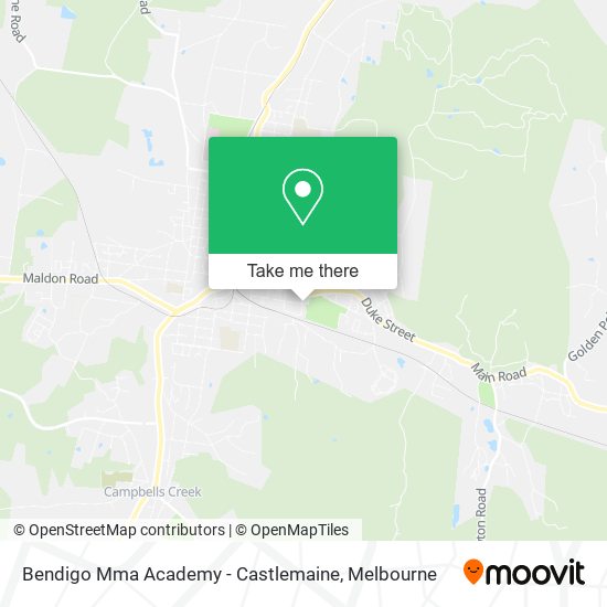 Bendigo Mma Academy - Castlemaine map