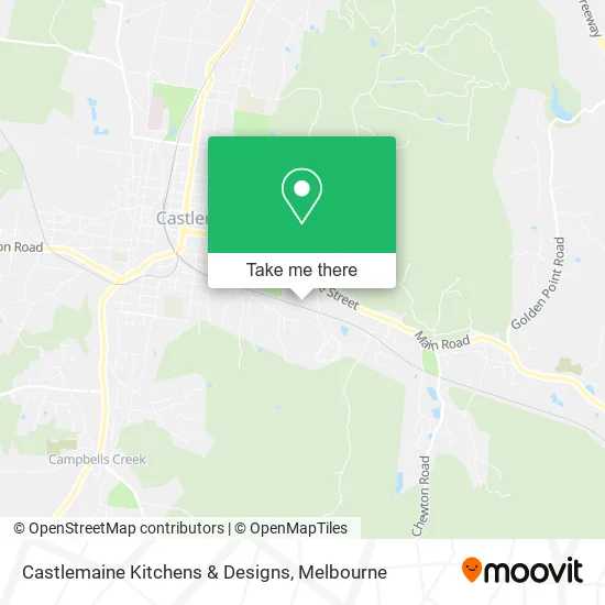 Castlemaine Kitchens & Designs map