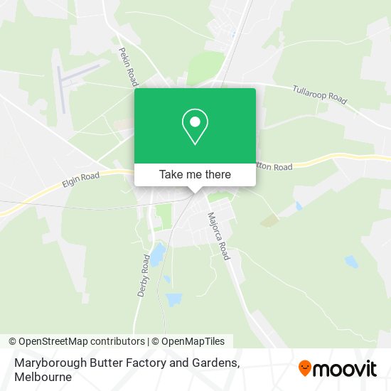 Maryborough Butter Factory and Gardens map