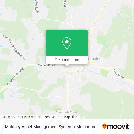 Moloney Asset Management Systems map