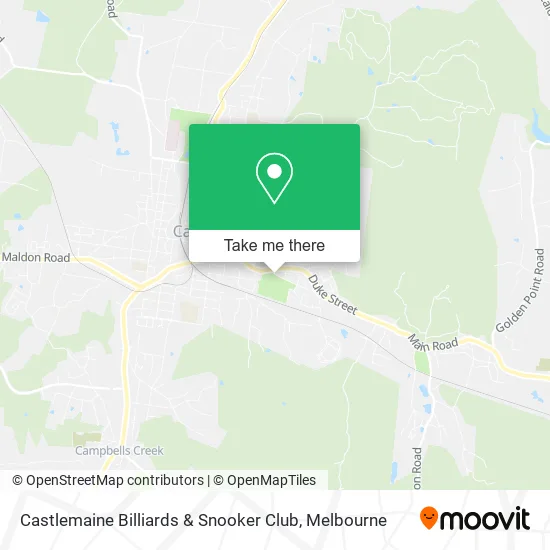 Castlemaine Billiards & Snooker Club map