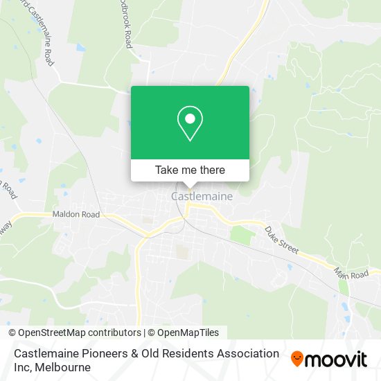 Castlemaine Pioneers & Old Residents Association Inc map