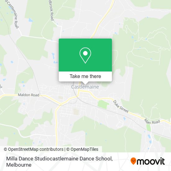 Milla Dance Studiocastlemaine Dance School map