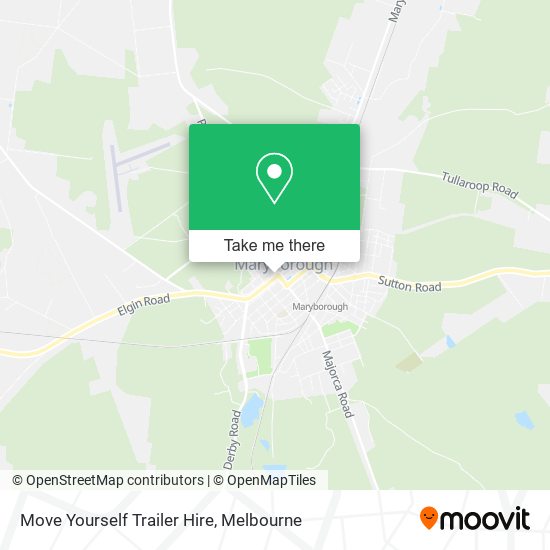 Move Yourself Trailer Hire map