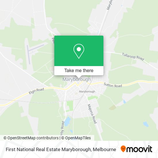 First National Real Estate Maryborough map