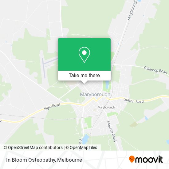 In Bloom Osteopathy map