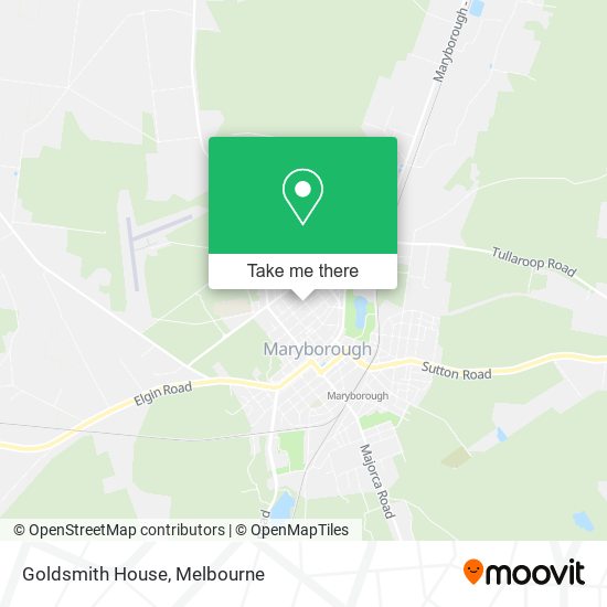 Goldsmith House map