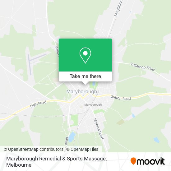 Maryborough Remedial & Sports Massage map