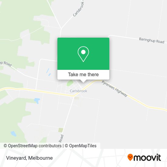 How to get to Vineyard in Carisbrook by bus or train?