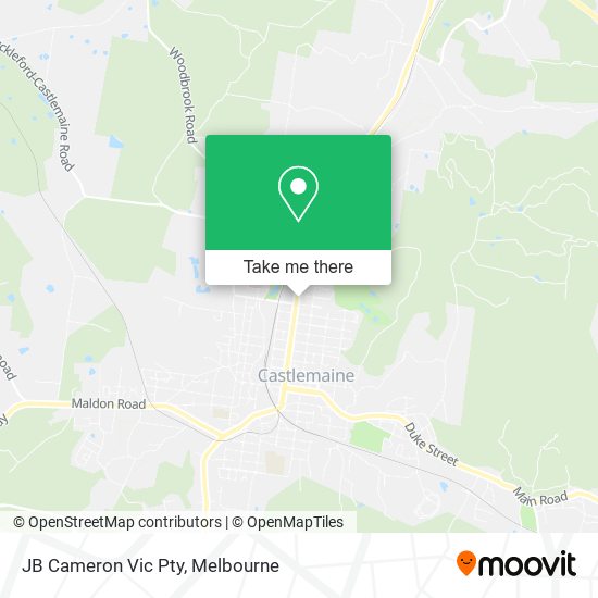 JB Cameron Vic Pty map