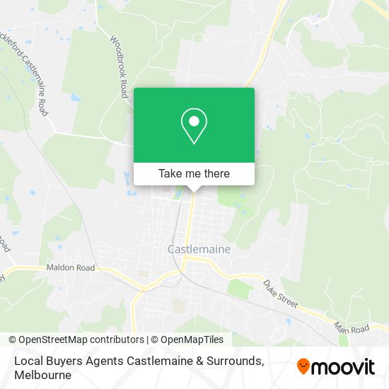 Local Buyers Agents Castlemaine & Surrounds map