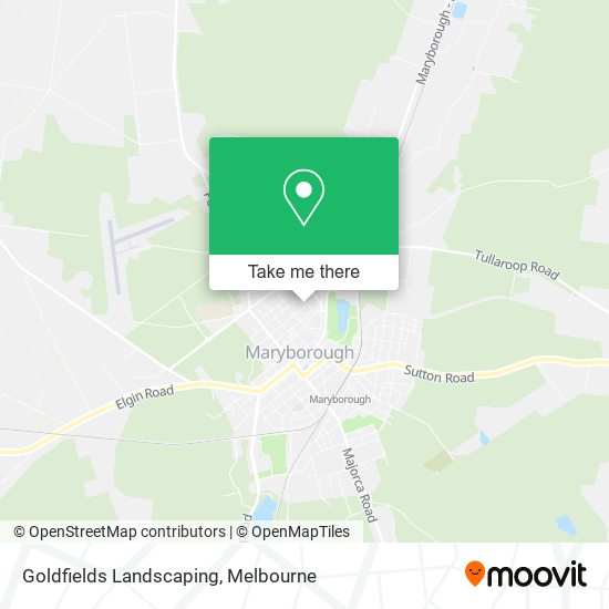 Goldfields Landscaping map