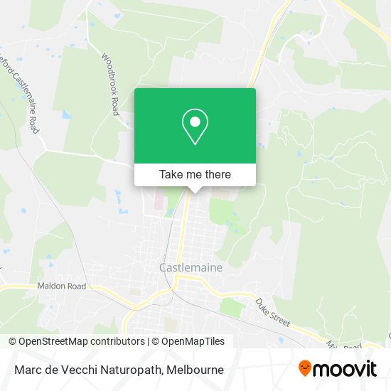 Marc de Vecchi Naturopath map