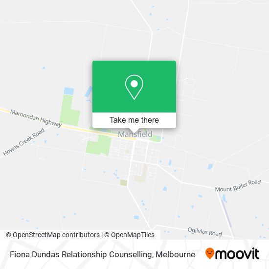 Fiona Dundas Relationship Counselling map