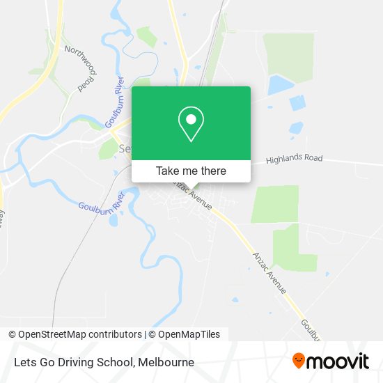 Lets Go Driving School map