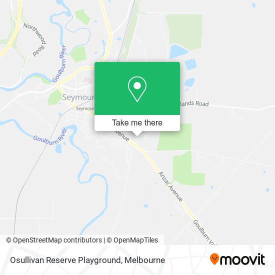 Osullivan Reserve Playground map