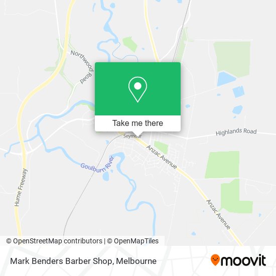 Mark Benders Barber Shop map