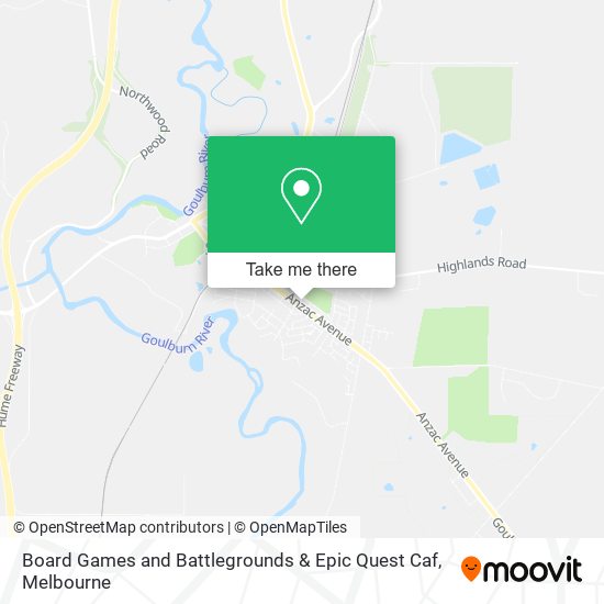 Board Games and Battlegrounds & Epic Quest Caf map