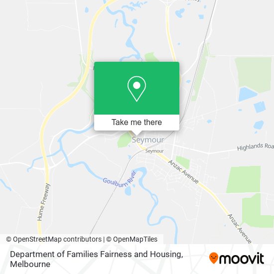 Department of Families Fairness and Housing map